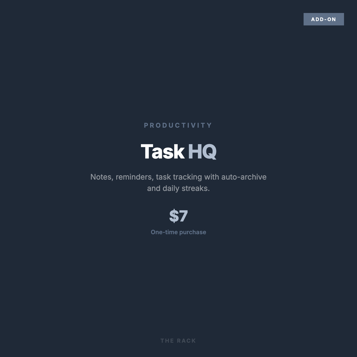 Virtual Task Card Rack Task HQ – The Rack App